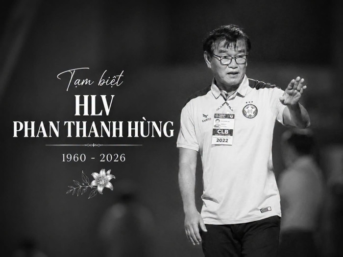 Liên đoàn Bóng đá Việt Nam (VFF) vừa gửi lời chia buồn trước sự ra đi của ông Phan Thanh Hùng, nguyên HLV trưởng đội tuyển quốc gia và U23 Việt Nam, hưởng thọ 66 tuổi. Ảnh: CLB Đà Nẵng