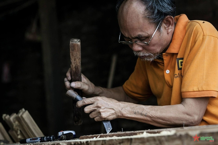 Chàng Sơn - ngôi làng có tuổi đời hàng nghìn năm nổi tiếng với nghề mộc truyền thống.&nbsp;Ảnh: báo Quân Đội Nhân Dân