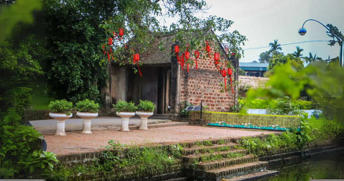 Cảnh đẹp ở làng cổ Đường Lâm. Ảnh: VOV