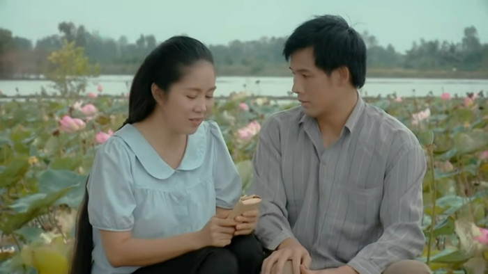 Thanh Thức và Lê Phương trong Thương con cá rô đồng.&nbsp;