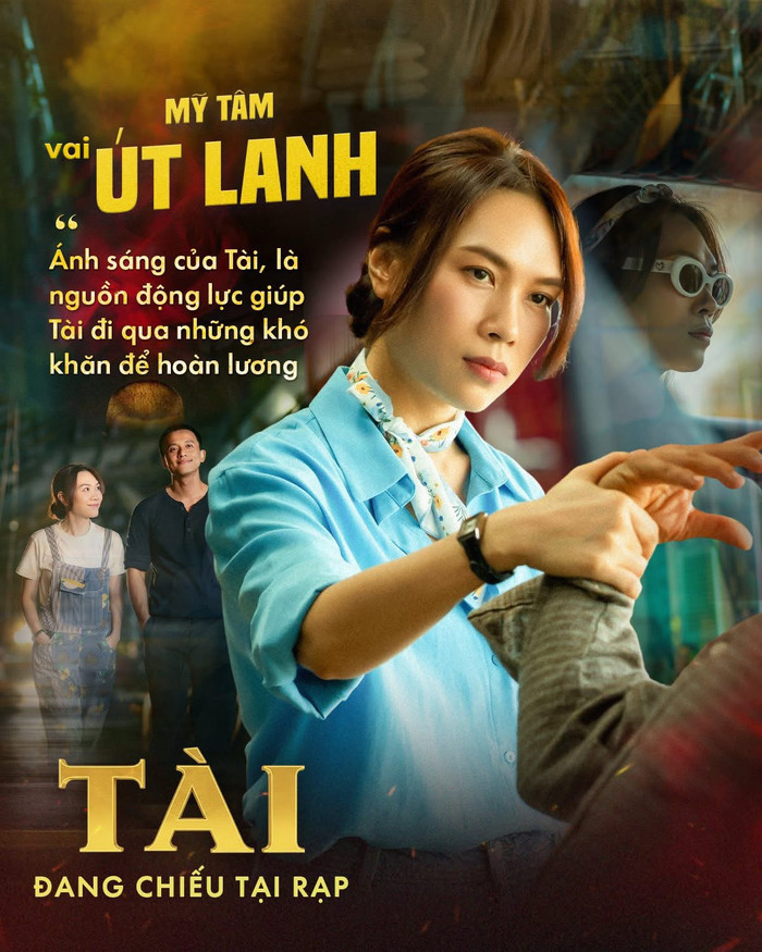 Mỹ Tâm xuất hiện với một vai diễn đặc biệt trong Tài, đồng thời tham gia khâu sản xuất bộ phim. Ảnh: NSX
