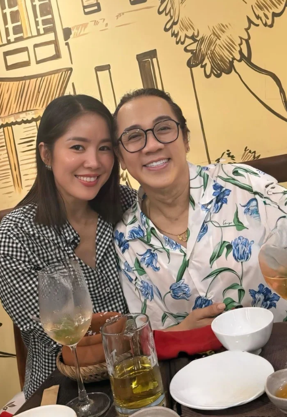 Diễn viên Lê Phương chia sẻ hình ảnh hội ngộ cùng nghệ sĩ Thành Lộc mới đây. Ảnh: FBNV