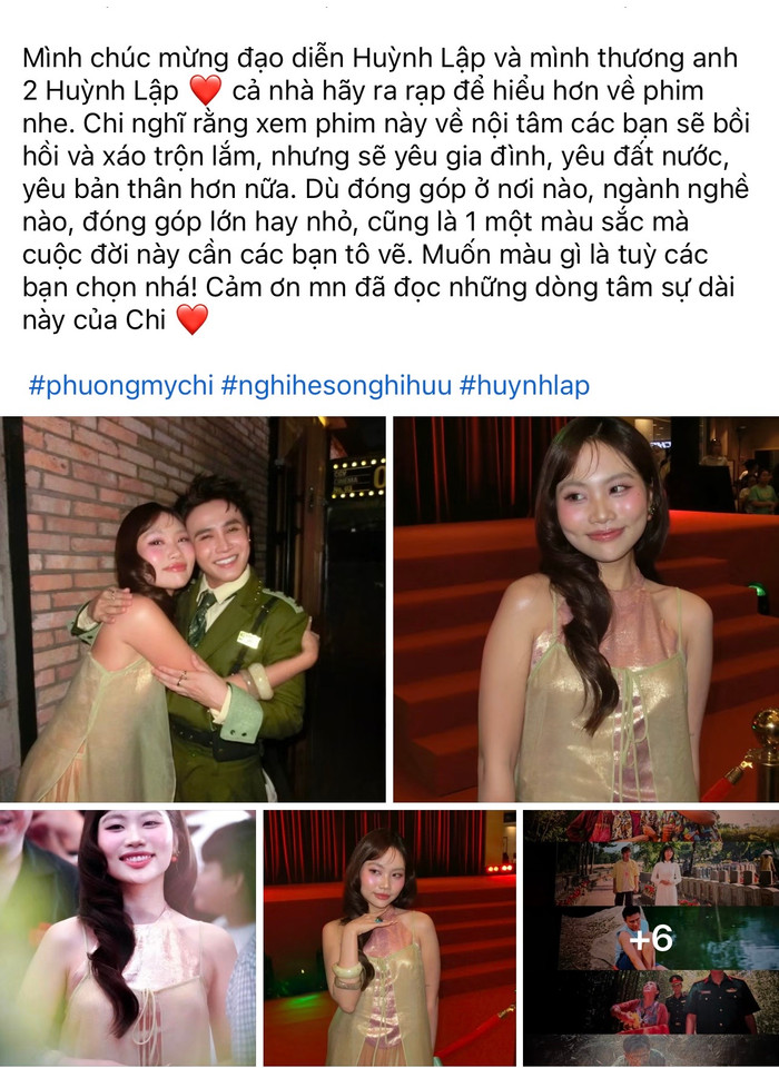 Phương Mỹ Chi thừa nhận Nghỉ Hè Sợ Nghỉ Hưu đã lấy đi của cô rất nhiều nước mắt. Ảnh: Chụp màn hình FBNV