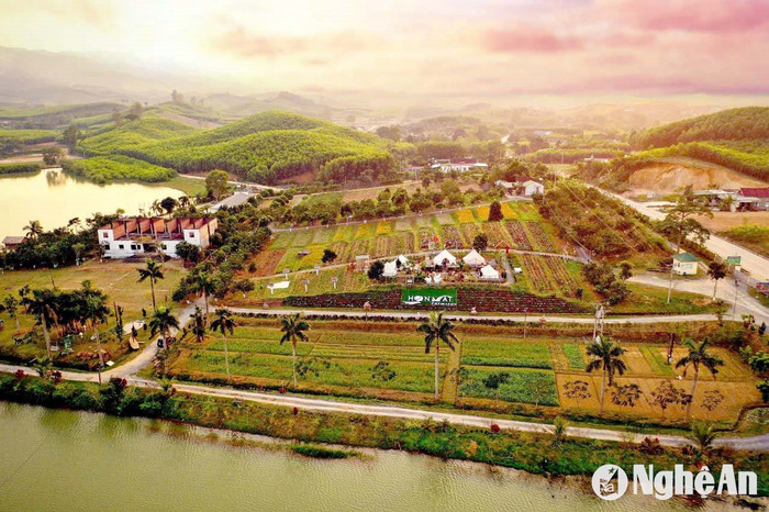 Cảnh đẹp bình yên ở xứ Nghệ. Ảnh: báo Nghệ An