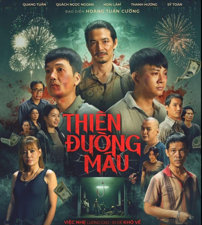 Với chủ đề buôn người kịch tính, Thiên Đường Máu ghi nhận mức doanh thu ấn tượng 126 tỷ đồng, đứng thứ 3 trong danh sách các phim được chú ý nhất nửa đầu 2026. Ảnh: NSX