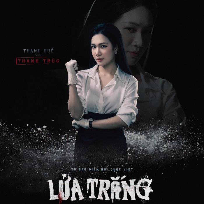Thanh Huế đảm nhận vai Trúc, phó giám đốc tài chính dưới trướng Lão Công, một cô gái thực dụng và nhiều toan tính. Ảnh: FBNV.