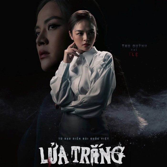Thu Quỳnh đảm nhận vai Lan, tên thật là Lệ, nhân vật có vẻ ngoài điềm tĩnh nhưng bên trong lạnh lùng, quyết đoán và khó lường. Ảnh: FBNV.