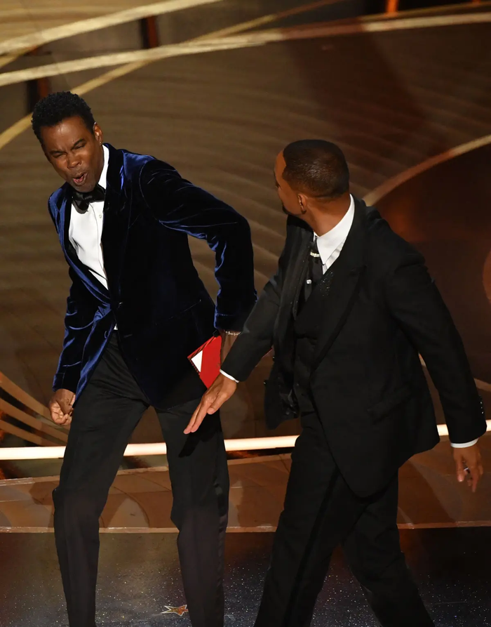 Cú tát của Will Smith tại Oscar 2022.