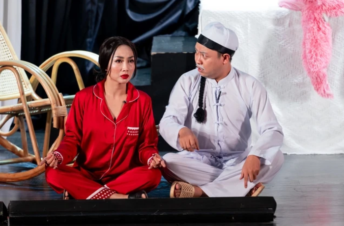Màn thể hiện trong Người Vợ Ma từng góp phần giúp Ốc Thanh Vân nhận giải Nghệ sĩ kịch nói được yêu thích nhất tại HTV Awards 2007. Ảnh: FBNV.