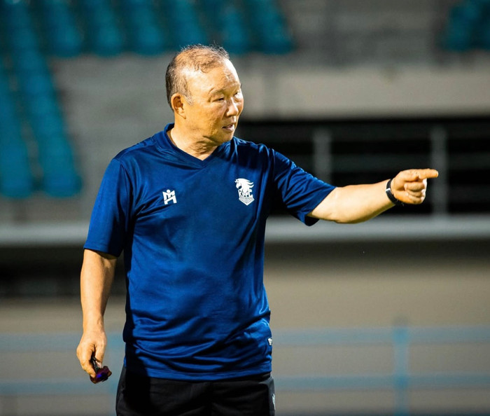 Chiến thắng 6-2 của Kanchanaburi Power FC trước HAGL khiến người hâm mộ Thái Lan đặc biệt ấn tượng với dấu ấn của HLV Park Hang Seo. Ảnh: Kanchanaburi Power FC&nbsp;