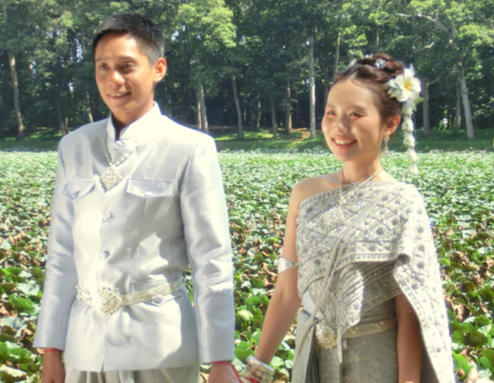 Diễn viên Bảo Định và Phương Mỹ Chi trong MV Thiên Đường Với Người Thương.