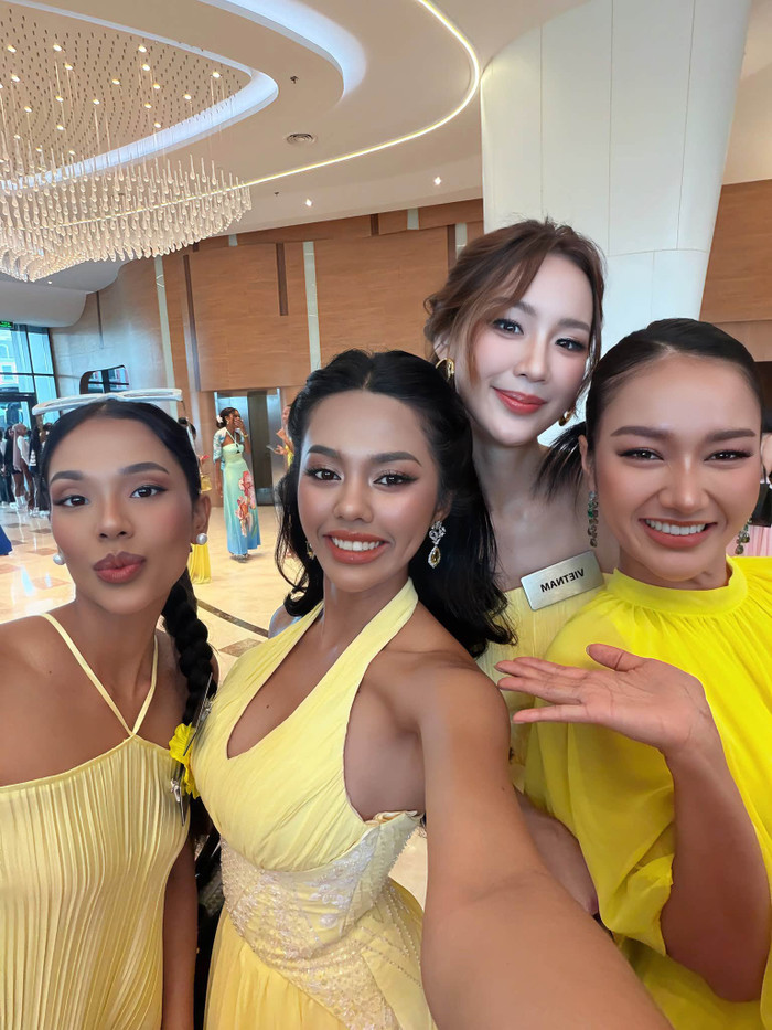 Bảo Ngọc khoe chiều cao 1,86 m, nổi bật giữa dàn thí sinh Miss World Ảnh 2