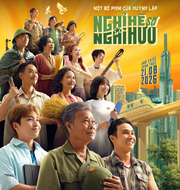 Nghỉ Hè Sợ Nghỉ Hưu là bộ phim điện ảnh mới do Huỳnh Lập đạo diễn, viết kịch bản và đồng sản xuất. (Ảnh: NSX)