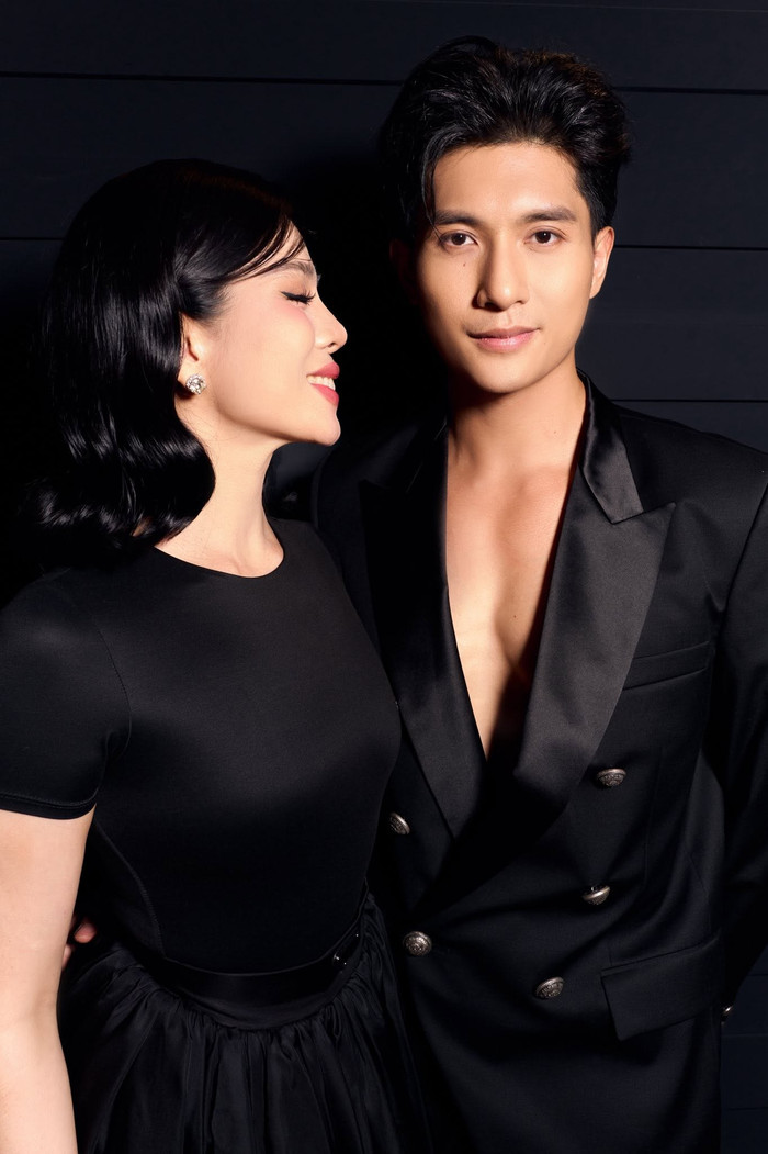 Lệ Quyên được bạn trai hỗ trợ nhiệt tình.