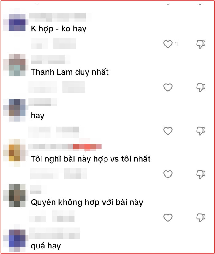 Một bộ phận khán giả cho rằng Lệ Quyên chưa thực sự phù hợp với ca khúc