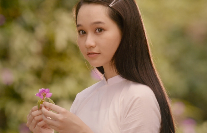 Diễn viên Trúc Anh gây sốt trong 'Mắt Biếc'.