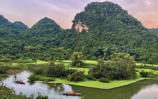 Cảnh đẹp ở Thung Nham - Ninh Bình. Ảnh: Sưu tầm