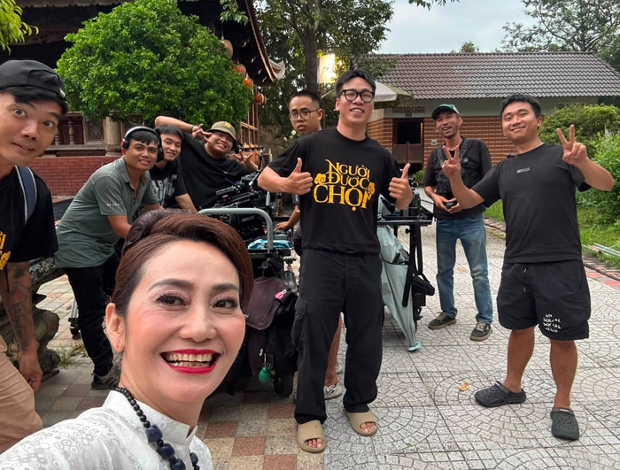 NSƯT Hạnh Thúy chuẩn bị trở lại màn ảnh rộng với Người Được Chọn. Ảnh: FBNV