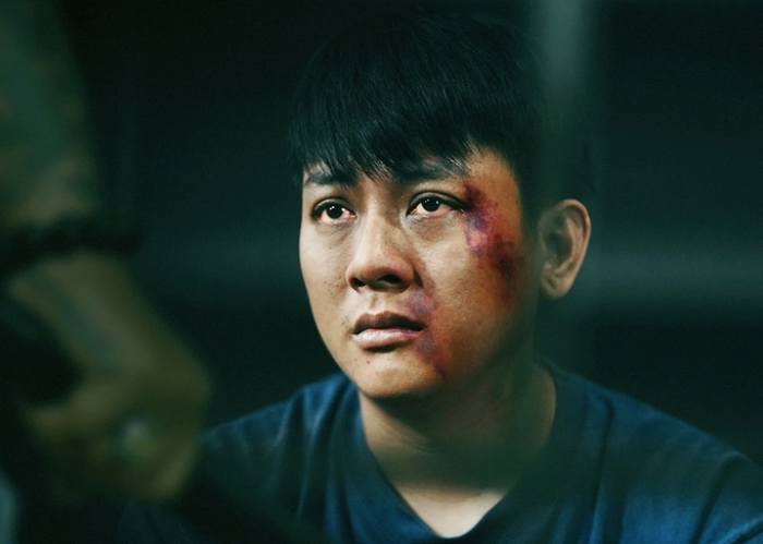 Hoài Lâm trong phim Thiên Đường Máu.