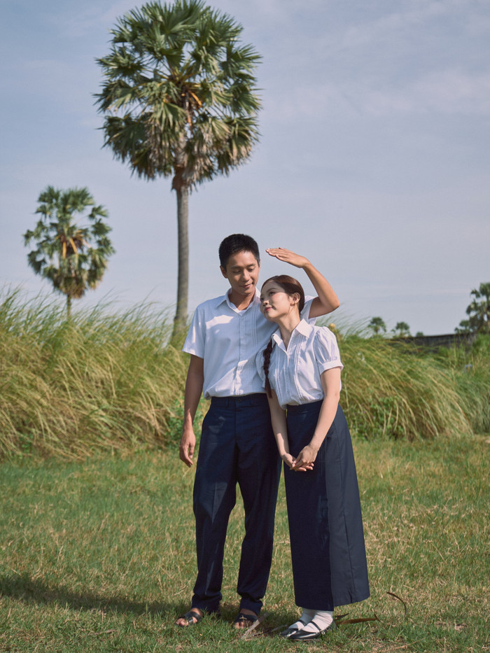 Phương Mỹ Chi được nhiều khán giả yêu thích khi kết đôi diễn viên Bảo Định trong MV Thiên Đường Với Người Thương.