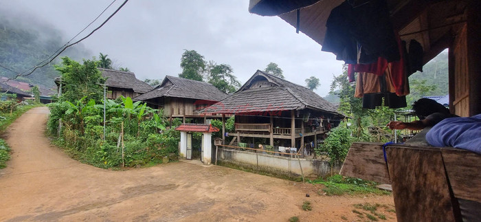 Làng thái cổ Mường Đán. Ảnh: báo Đại Đoàn Kết