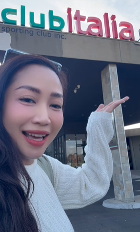 Ốc Thanh Vân trực tiếp khảo sát địa điểm biểu diễn Người Vợ Ma tại Melbourne trước ngày vở kịch chính thức sáng đèn ở Australia. Ảnh: FBNV.