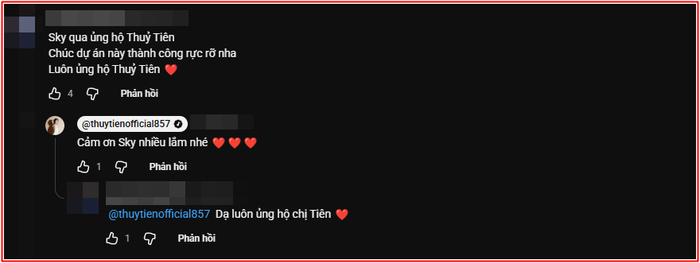 Fan Sơn Tùng công khai ủng hộ lần trở lại của Thủy Tiên (Ảnh: Chụp màn hình)&nbsp;
