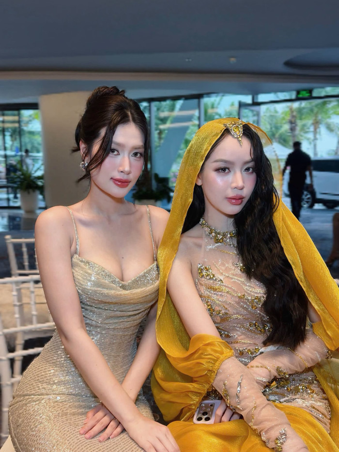Thiên Ân và Thanh Thủy theo đuổi hai phong cách khác biệt nhưng vẫn tạo nên màn đọ sắc nổi bật nhờ nhan sắc ngày càng thăng hạng. Ảnh: FBNV