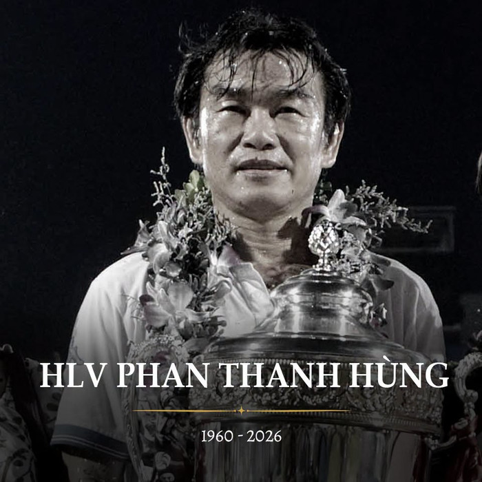 CLB Hải Phòng đề nghị Liên đoàn Bóng đá châu Á, Liên đoàn Bóng đá Đông Nam Á và Liên đoàn Bóng đá Việt Nam dành một phút tưởng niệm HLV Phan Thanh Hùng trước trận bán kết lượt về AFF Cup 2026 giữa tuyển Việt Nam và Malaysia. Ảnh: Hà Nội FC
