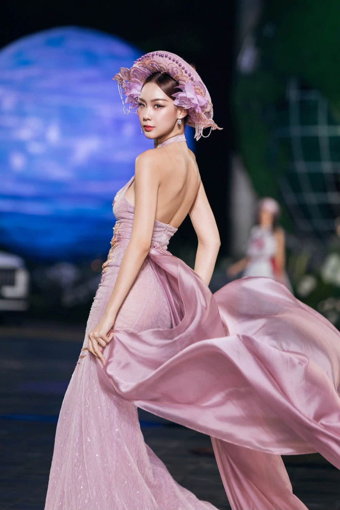 Bảo Ngọc trong phần thi Top Model tại Miss World.