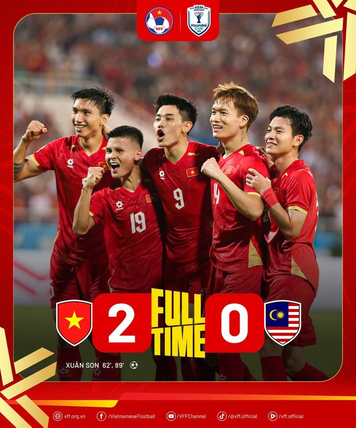 Thất bại 0-2 trước tuyển Việt Nam khiến nhiều CĐV Malaysia thất vọng, nhưng không ít người thừa nhận khoảng cách về chất lượng và kinh nghiệm giữa hai đội. Ảnh: VFF