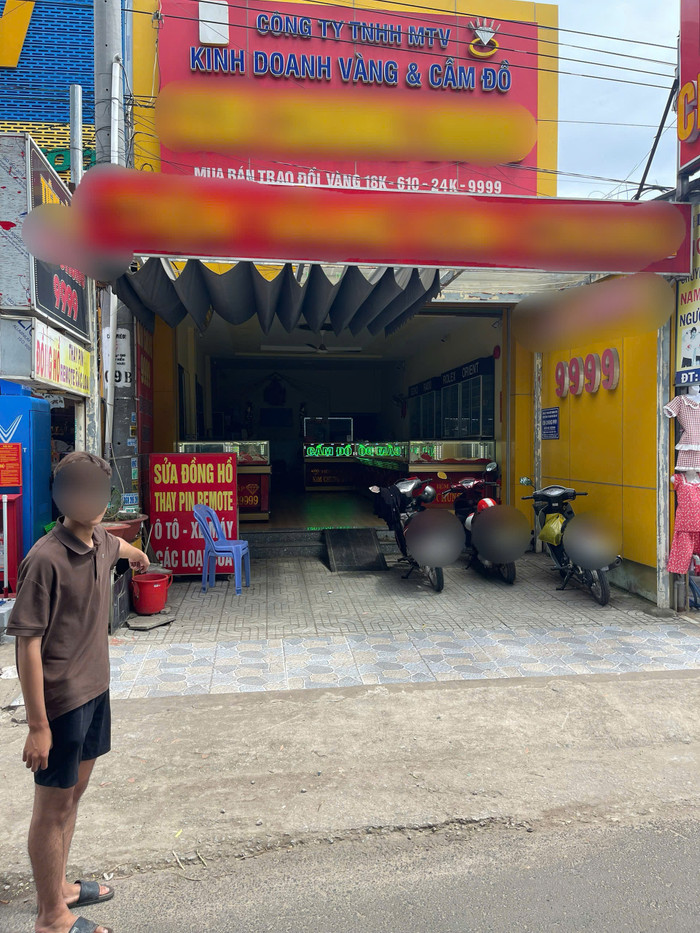 Tiệm vàng K.C nơi đối tượng H tiêu thụ tài sản do phạm tội mà có. Ảnh: Công an TP Đồng Nai