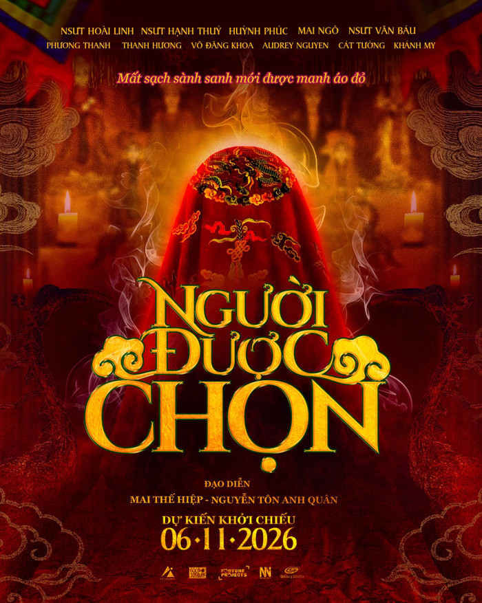 Người được chọn quy tụ Hoài Linh, Hạnh Thúy cùng nhiều gương mặt thuộc các thế hệ diễn viên khác nhau.