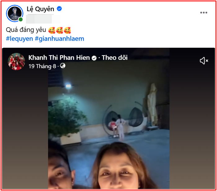 Lệ Quyên nói đúng ba chữ về đoạn clip Phan Hiển hôn Khánh Thi Ảnh 2