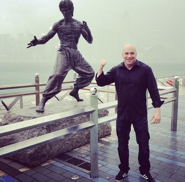 Dana White từng gọi ông là một trong những người đặt nền tảng tư tưởng cho MMA. Ảnh: Weibo.