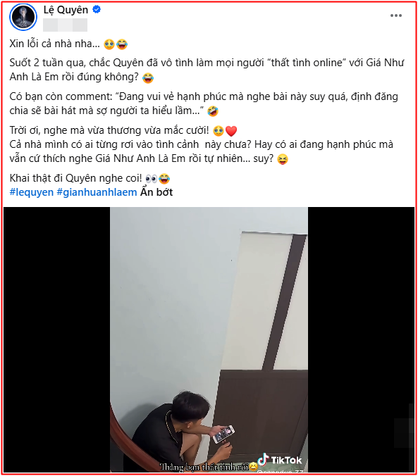 Ca sĩ Lệ Quyên nói lời xin lỗi Ảnh 2