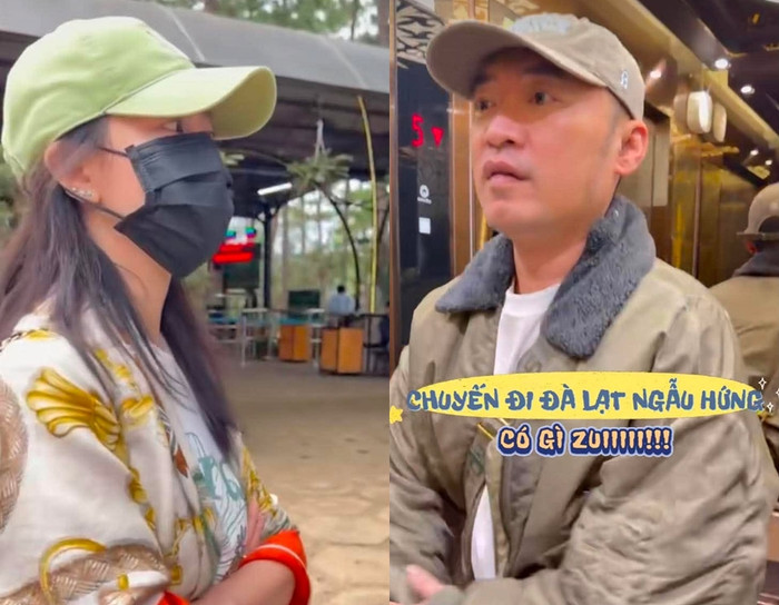 Thu Trang và Tiến Luật đi Đà Lạt du lịch.