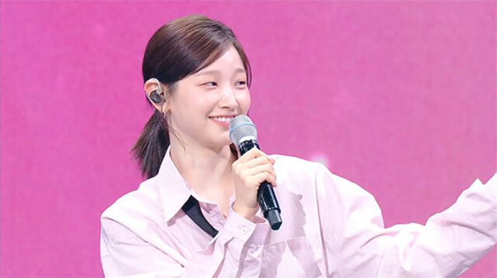 Nữ diễn viên Park So Dam tham gia một chương trình talk show âm nhạc mới đây.