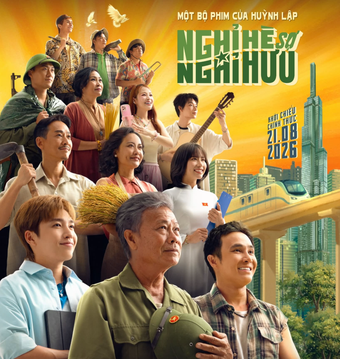 Hồng Ánh và Hứa Vĩ Văn đảm nhận vai vợ - chồng trong Nghỉ Hưu Sợ Nghỉ Hè. (Ảnh: NSX)
