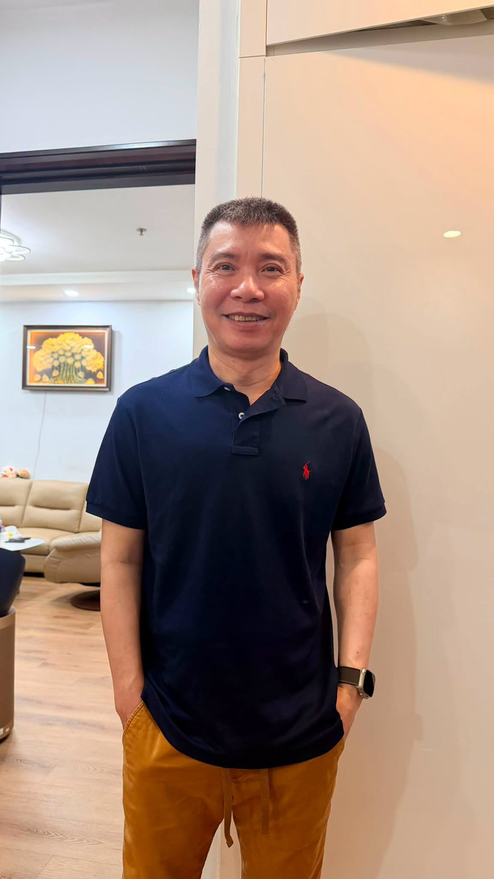 Hình ảnh rạng rỡ của NSND Công Lý được bà xã chia sẻ. Ảnh: FBNV
