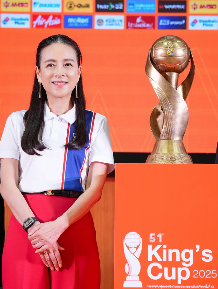 Madam Pang có lẽ không ngờ rằng nhiệm kỳ Chủ tịch Liên đoàn Bóng đá Thái Lan (FAT) của bà lại diễn biến theo cách đầy cay đắng như hiện tại. Ảnh: FAT