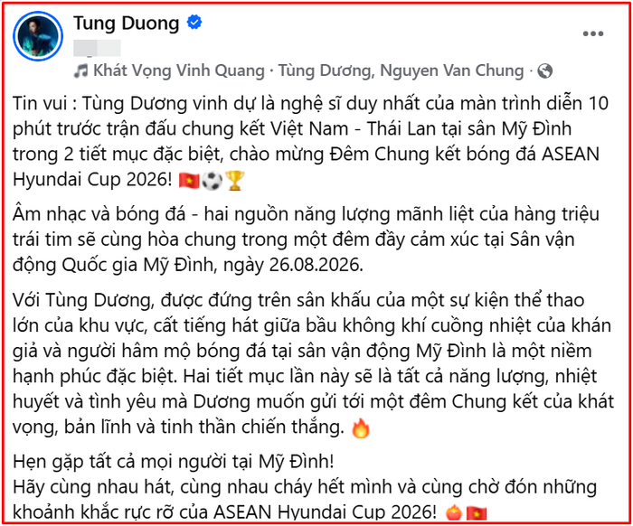Ca sĩ Tùng Dương xác nhận tin vui ở tuổi 43 Ảnh 2