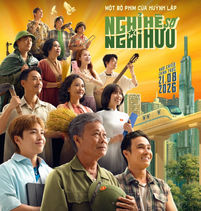 Nghỉ Hè Sợ Nghỉ Hưu tiếp tục duy trì vị trí dẫn đầu phòng vé Việt và chính thức gia nhập nhóm phim đạt doanh thu trăm tỷ đồng. (Ảnh: NSX)