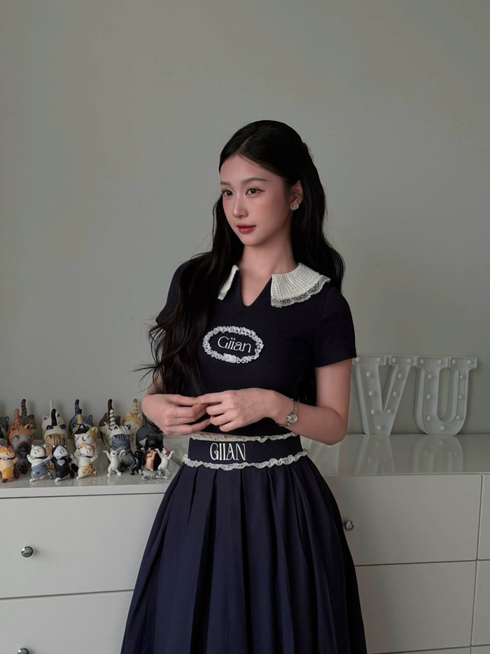 Jun Vũ vốn được biết đến là một trong những mỹ nhân có vẻ đẹp trong trẻo. Ảnh: FBNV