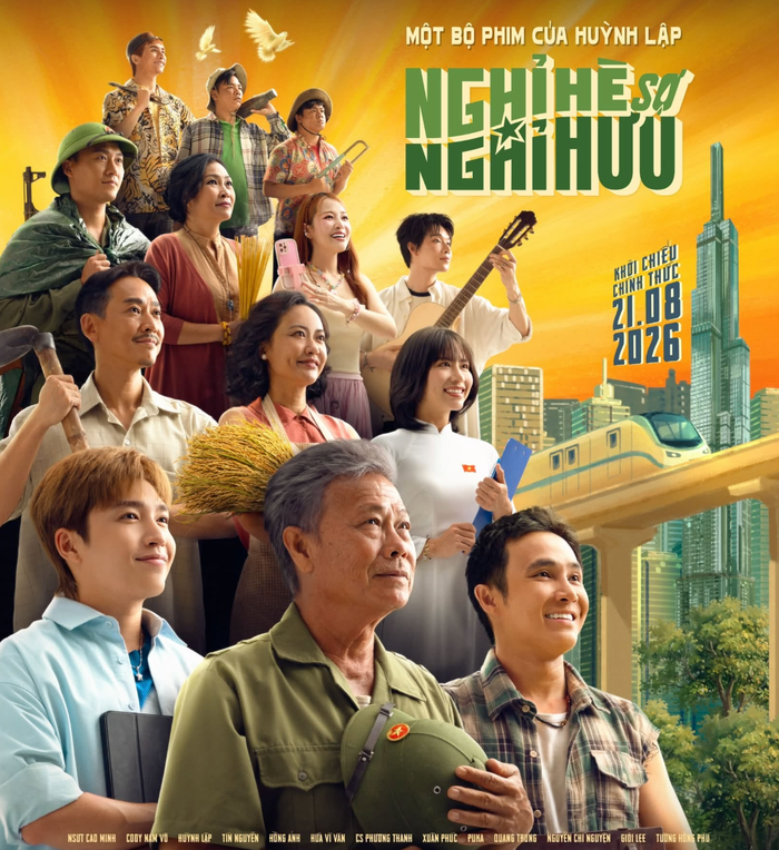 Nghỉ Hè Sợ Nghỉ Hưu ghi nhận doanh thu gần 100 tỷ đồng sau thời gian ngắn ra rạp. Ảnh: NSX