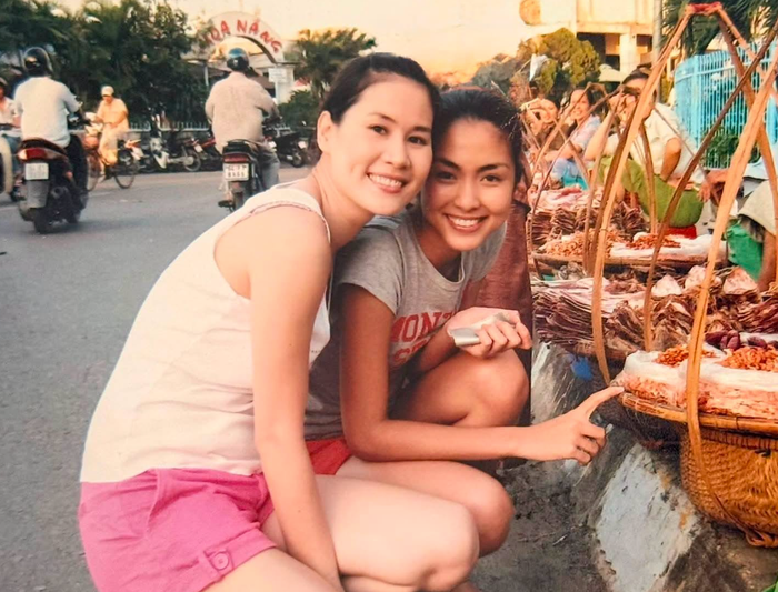 Thân Thúy Hà chia sẻ kỷ niệm cũ cùng Tăng Thanh Hà trên trang cá nhân. Ảnh: FBNV