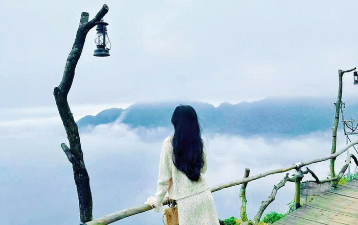 'Biển mây' ở Tam Đảo. Ảnh: Sưu tầm