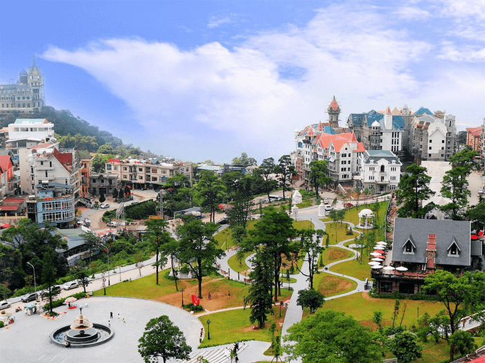 Khung cảnh đẹp như trời Âu ở Tam Đảo. Ảnh: Sưu tầm