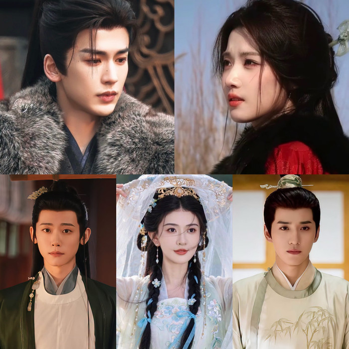 Trương Lăng Hách và Lư Dục Hiểu tái hợp trong Thích Đường sau thành công của Vân Chi Vũ. Ảnh: Weibo.