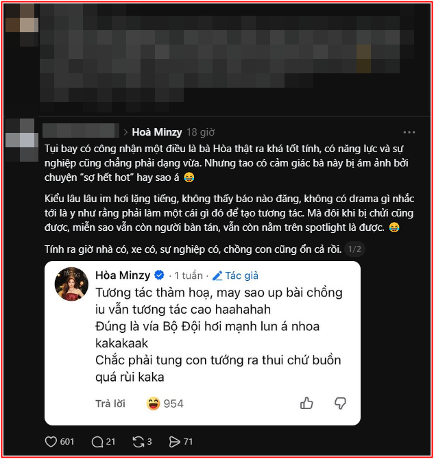 Tiếc cho ca sĩ Hòa Minzy Ảnh 4